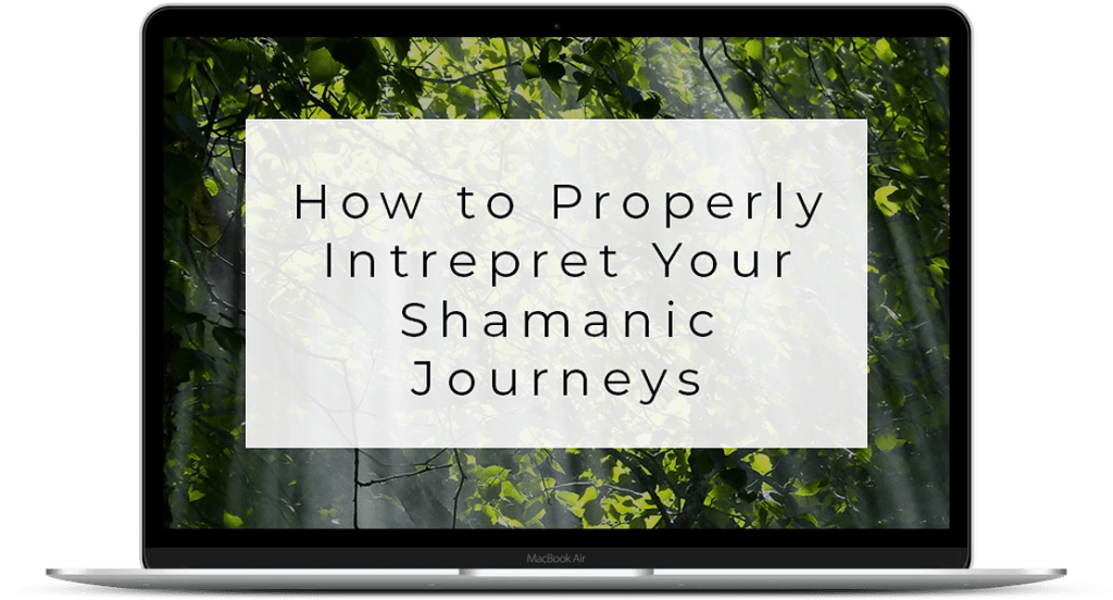 How to interpret your shamanic journeys course title
