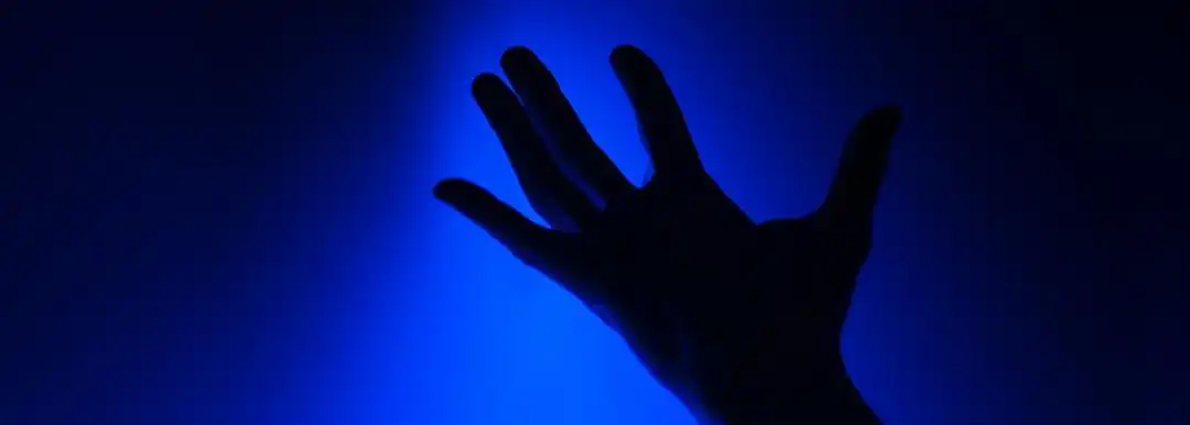 hand reaching out
